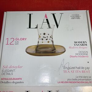 Lav Glassware Set - Vintage Dining Set Brand New